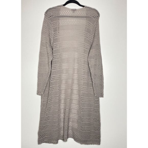 Torrid Pointelle Cardigan Open Knit Front Duster Longline Sweater Womens Size 4X - Picture 2 of 11
